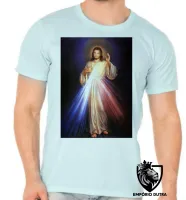 Camiseta adulto ou infantil Jesus Cristo Sagrado coração DEUS - Foto 5