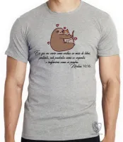 Camiseta adulto ou infantil Mateus 10 16 - Foto 4
