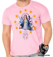 Camiseta adulto ou infantil Nossa Senhora das Graças santa JESUS Mãe - Foto 2