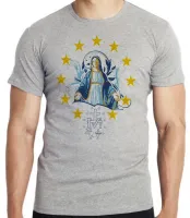 Camiseta adulto ou infantil Nossa Senhora das Graças santa JESUS Mãe - Foto 4