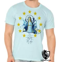 Camiseta adulto ou infantil Nossa Senhora das Graças santa JESUS Mãe - Foto 5