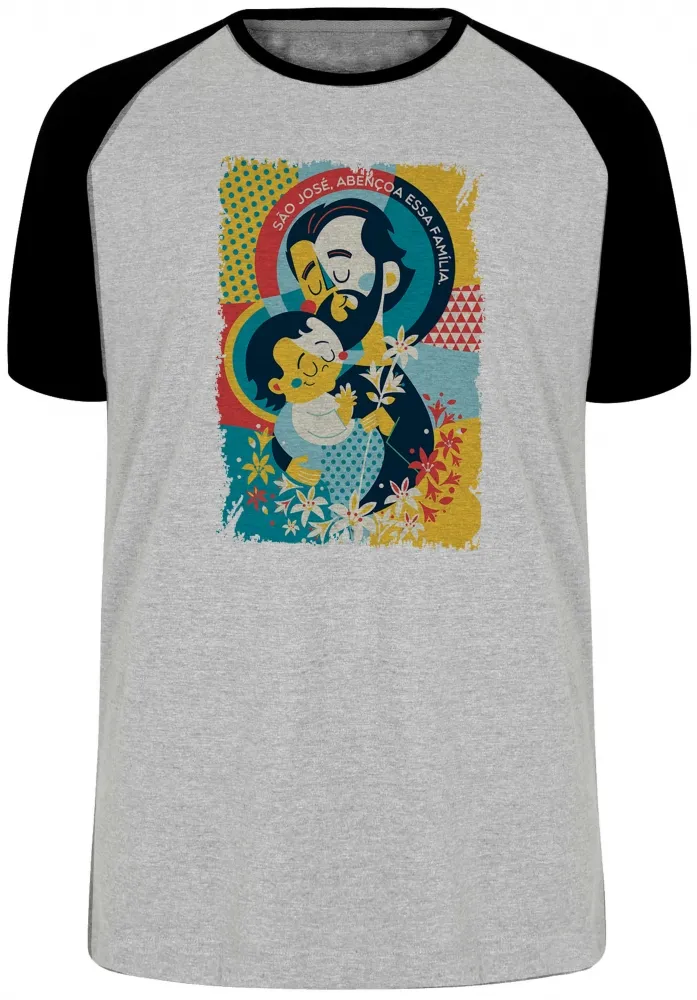 Camiseta adulto ou infantil São José santo igreja católica religião