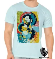 Camiseta adulto ou infantil São José santo igreja católica religião - Foto 5