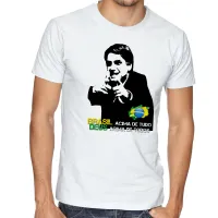 Camiseta adulto ou infantil Bolsonaro Brasil Deus acima - Foto 4