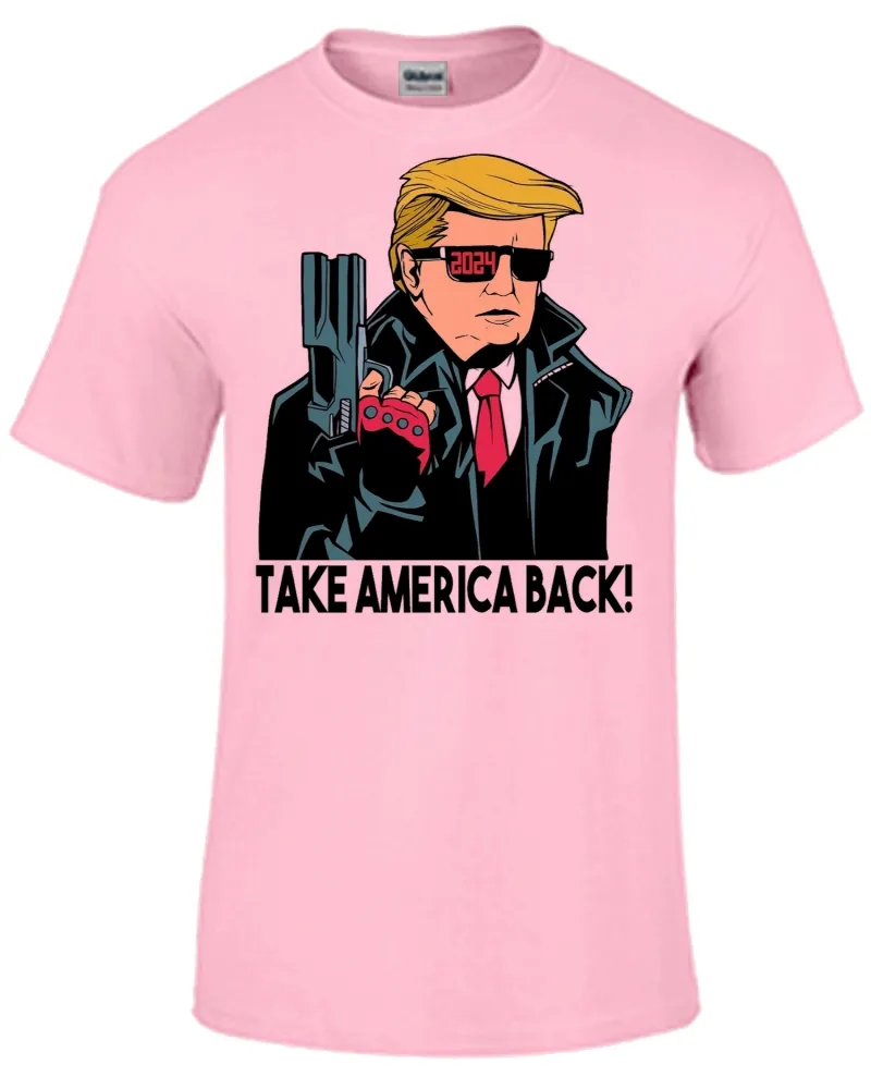 Camiseta adulto ou infantil Donald Trumph 2024 presidente