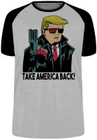 Camiseta adulto ou infantil Donald Trumph 2024 presidente - Foto 4