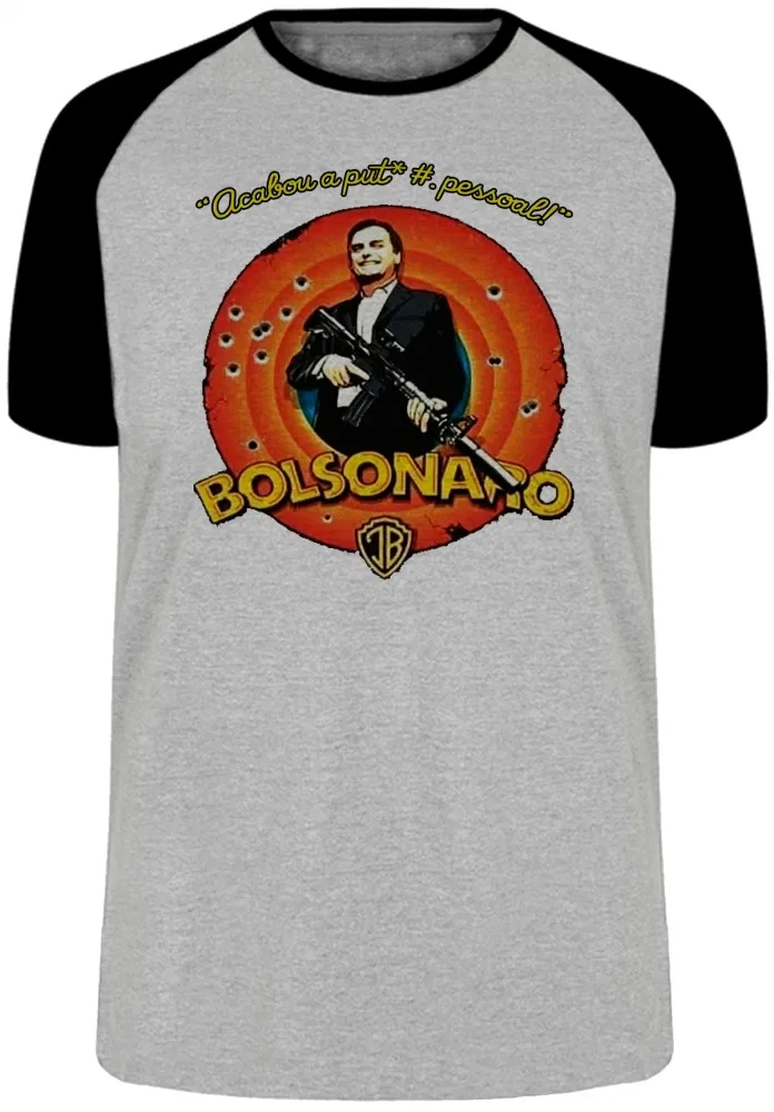 Camiseta adulto ou infantil Bolsonaro Looney Tunes