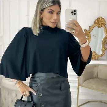 Blusa Alane Gola Alta 