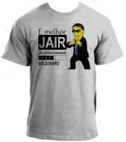 Camiseta adulto ou infantil Bolsonaro Simpsons Melhor Jair acotumando - Foto 2