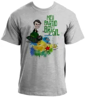Camiseta adulto ou infantil Bolsonaro tanque meu partido Brasil - Foto 2
