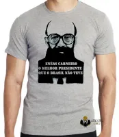 Camiseta adulto ou infantil Enéas Carneiro melhor presidente direita Brasil - Foto 2