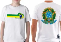 Camiseta adulto ou infantil patriota Brasil Brasileiro - Foto 2