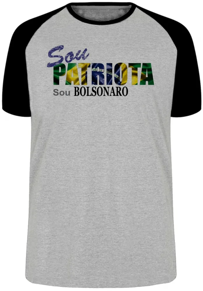Camiseta adulto ou infantil patriota Brasil Jair Bolsonaro