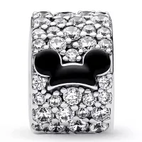 Berloque clipe mickey e minnie mouse – em Prata925 - Foto 2