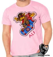 Camiseta adulto ou infantil ALF skate et teimoso alien - Foto 3