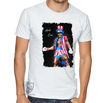 Camiseta adulto ou infantil Apollo Creed Rocky Balboa - Foto 2