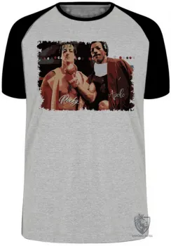 Camiseta adulto ou infantil Apollo creed Rocky balboa boxe