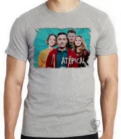 Camiseta adulto ou infantil Atypical seriado serie personagens - Foto 2