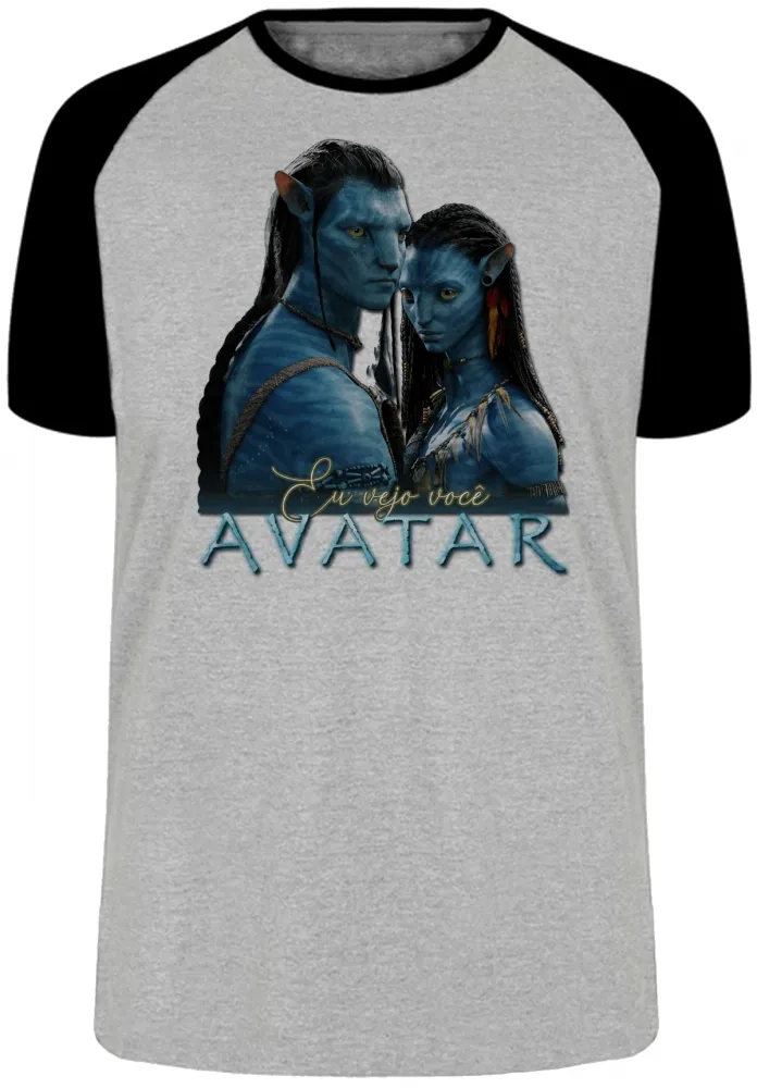 Camiseta adulto ou infantil Avatar eu vejo você Imagem