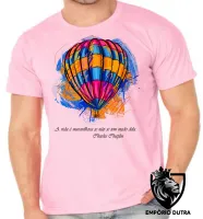Camiseta adulto ou infantil balão frase Charles Chaplin - Foto 3