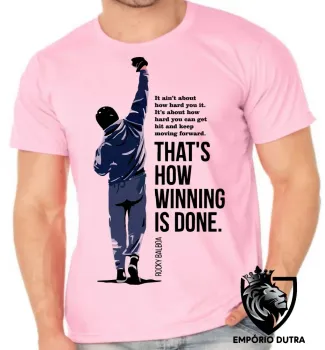 Camiseta adulto ou infantil Balboa É assim Boxe - Foto 2