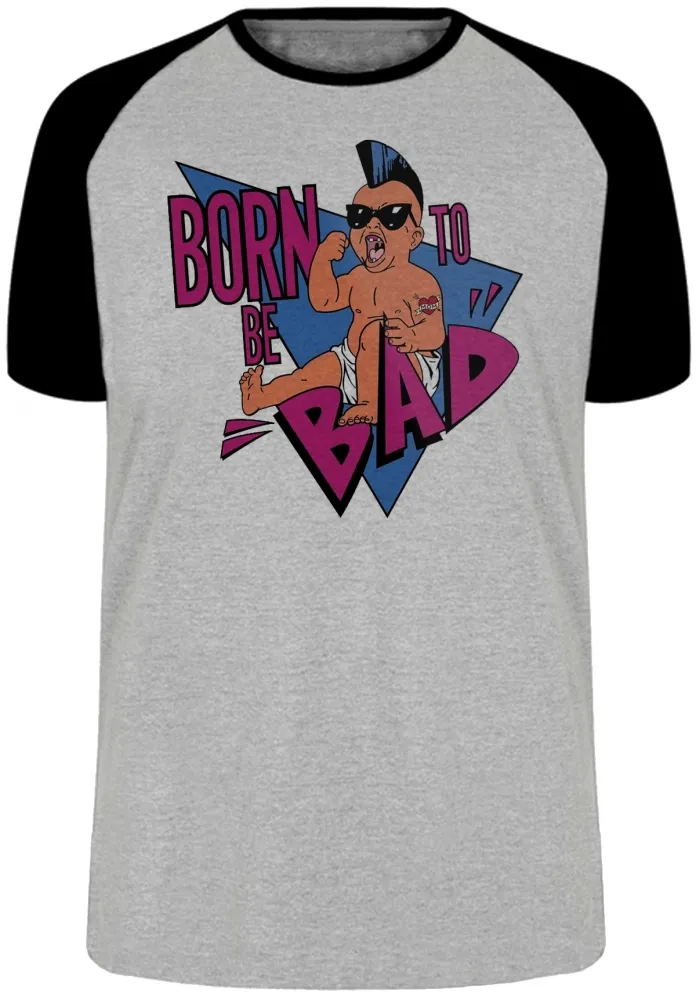 Camiseta adulto ou infantil Born to be bad Arnold schwarzenegger irmãos gêmeos