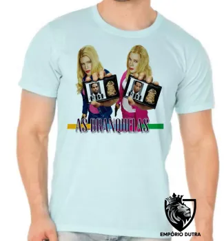 Camiseta adulto ou infantil Branquelas filme Policia - Foto 2