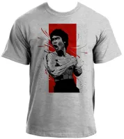 Camiseta adulto ou infantil Bruce Lee Kung Fu - Foto 3