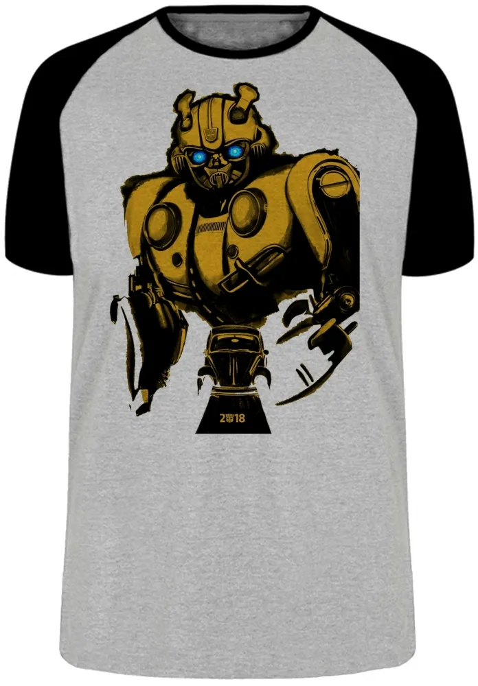 Camiseta adulto ou infantil Bumblebee fusca transformers robo