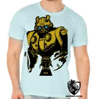 Camiseta adulto ou infantil Bumblebee fusca transformers robo - Foto 5