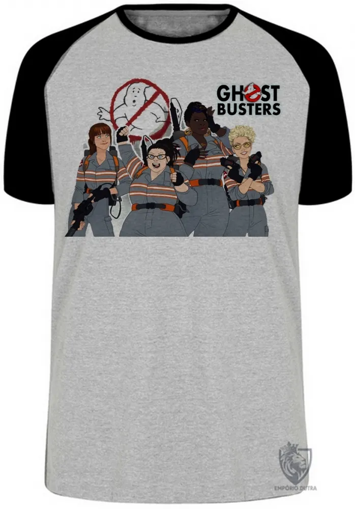 Camiseta adulto ou infantil Caça fantasmas mulheres Ghostbusters Imagem