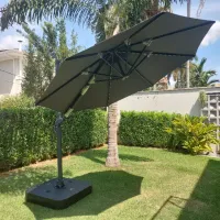 OMBRELONES LATERAL BELIZE 3m de diâmetro (BASE OPCIONAL) - Foto 5