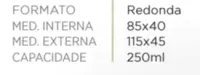 Embalagem PP742 Redonda 250ml C/200 - Foto 2