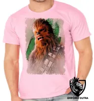 Camiseta adulto ou infantil Chewbacca gritando Star wars - Foto 4