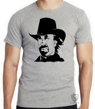 Camiseta adulto ou infantil chuck norris texas ranger ator cowboy - Foto 2