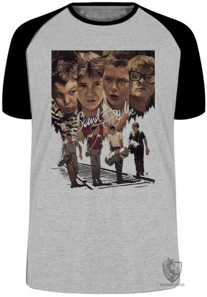 Camiseta adulto ou infantil Conta comigo filme antigo stand by me Imagem
