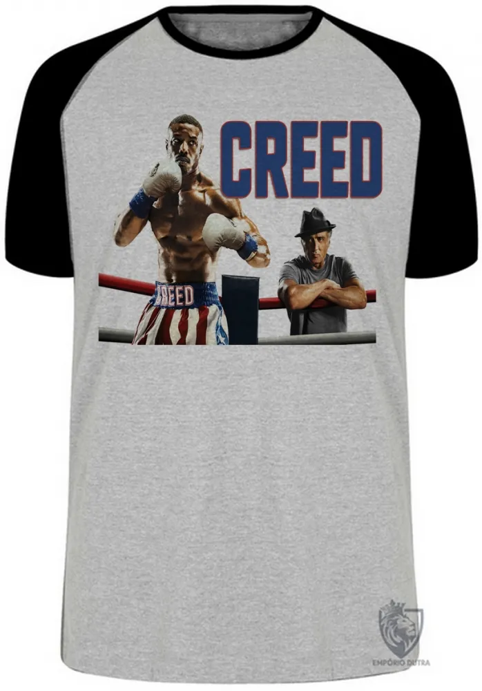 Camiseta adulto ou infantil Creed Apollo Balboa boxe