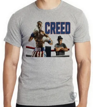 Camiseta adulto ou infantil Creed Apollo Balboa boxe - Foto 2