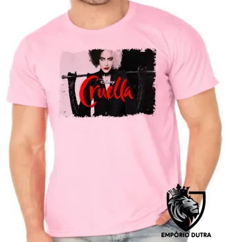 Camiseta adulto ou infantil Cruella De Vil 101 dalmatas - Foto 2