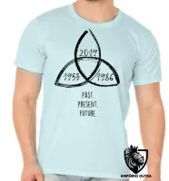 Camiseta adulto ou infantil Dark past present future - Foto 3