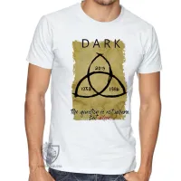 Camiseta adulto ou infantil Dark the question is when - Foto 3