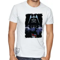 Camiseta adulto ou infantil Darth Vader preto - Foto 2