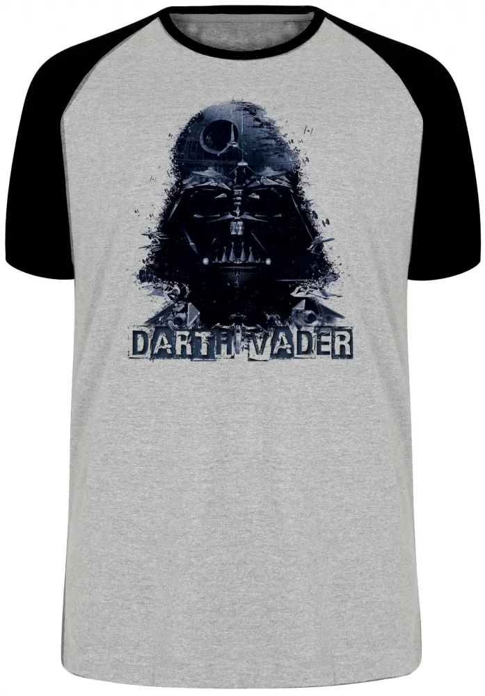 Camiseta adulto ou infantil Darth Vader star wars vilão
