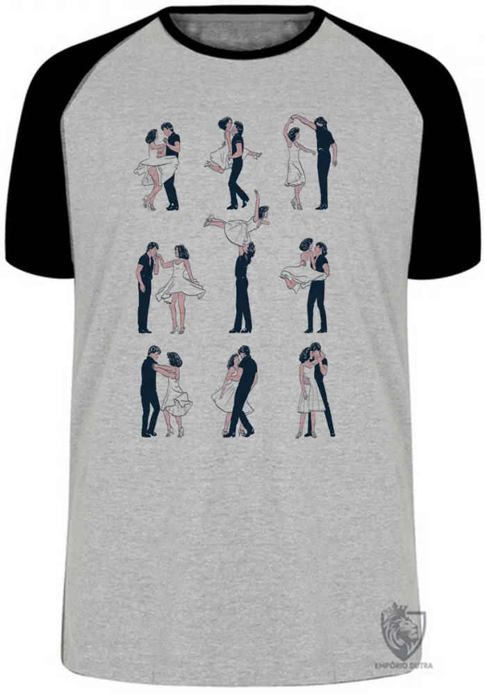 Camiseta adulto ou infantil Dirty Dancing passos