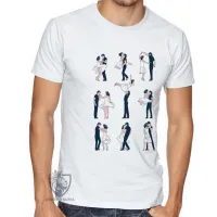 Camiseta adulto ou infantil Dirty Dancing passos - Foto 2