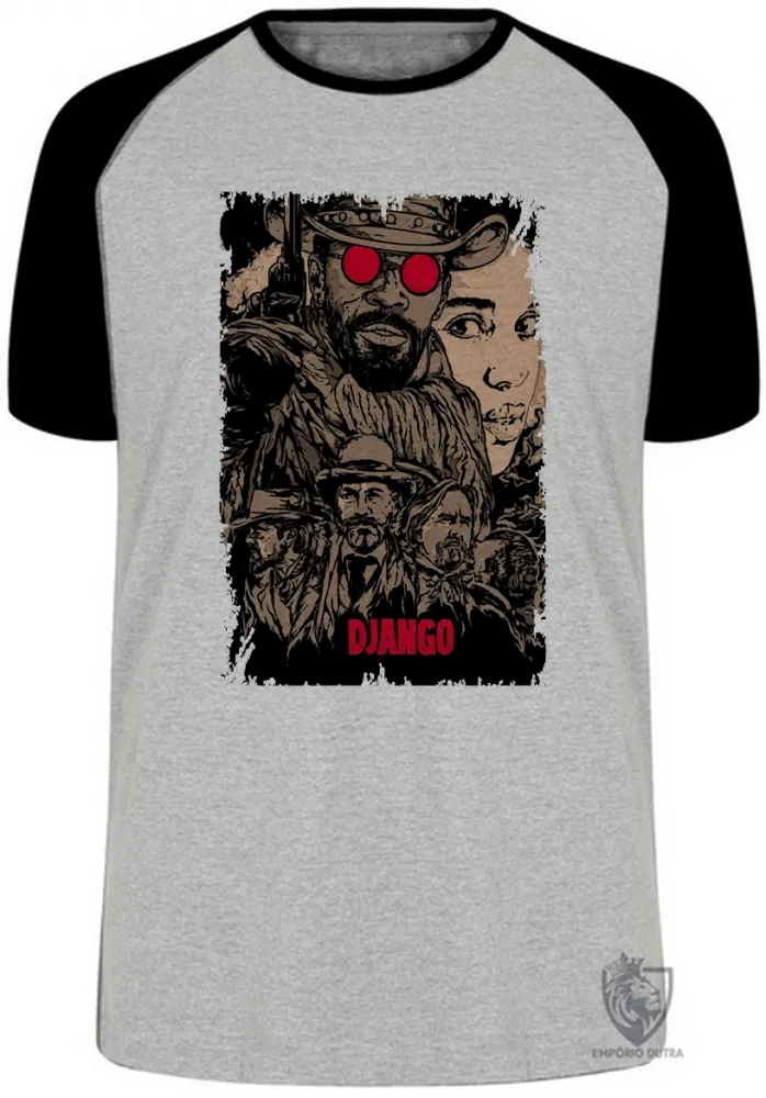 Camiseta adulto ou infantil Django filme Imagem