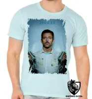 Camiseta adulto ou infantil Dr House disfibrilador - Foto 5