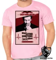 Camiseta adulto ou infantil Dr House Everything sucks - Foto 5