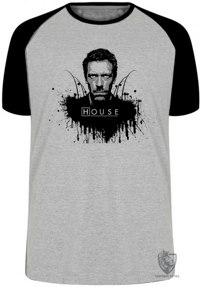Camiseta adulto ou infantil Dr. House pintado