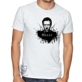 Camiseta adulto ou infantil Dr. House pintado - Foto 2